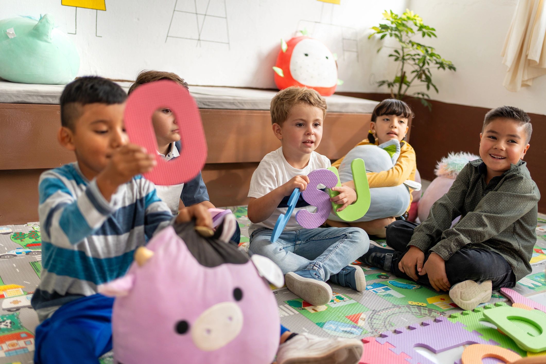 preschool kids learning