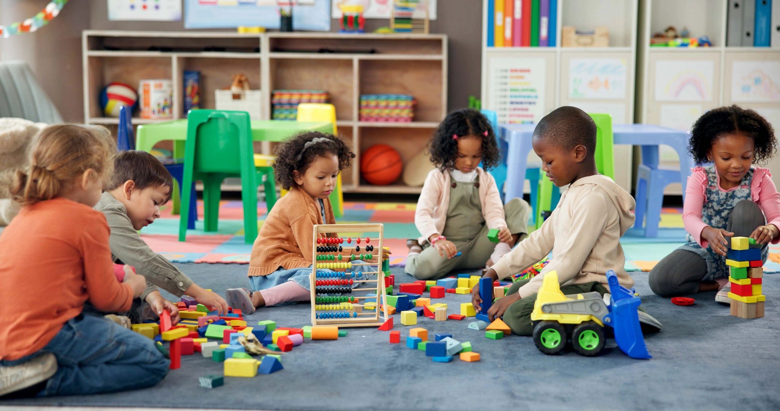 preschool kids learning